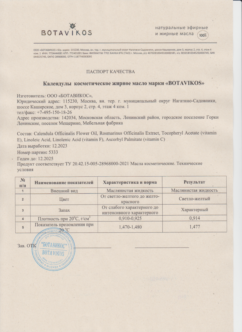 Паспорт №122023